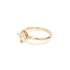 Twisted Four Claw Round Lab Grown Diamond Ring